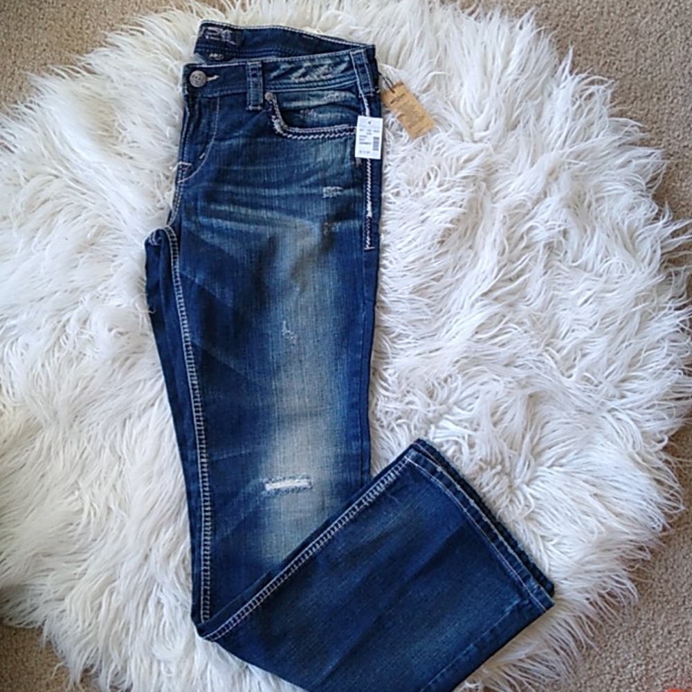 Silver Bootcut jeans